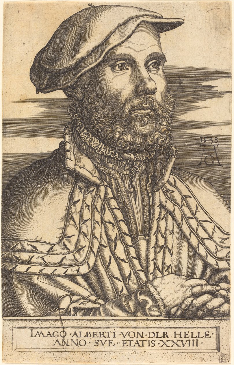 Albert van der Helle, 1538. od Heinrich Aldegrever