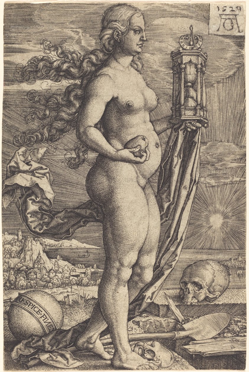 Památka zesnulých, 1529. od Heinrich Aldegrever