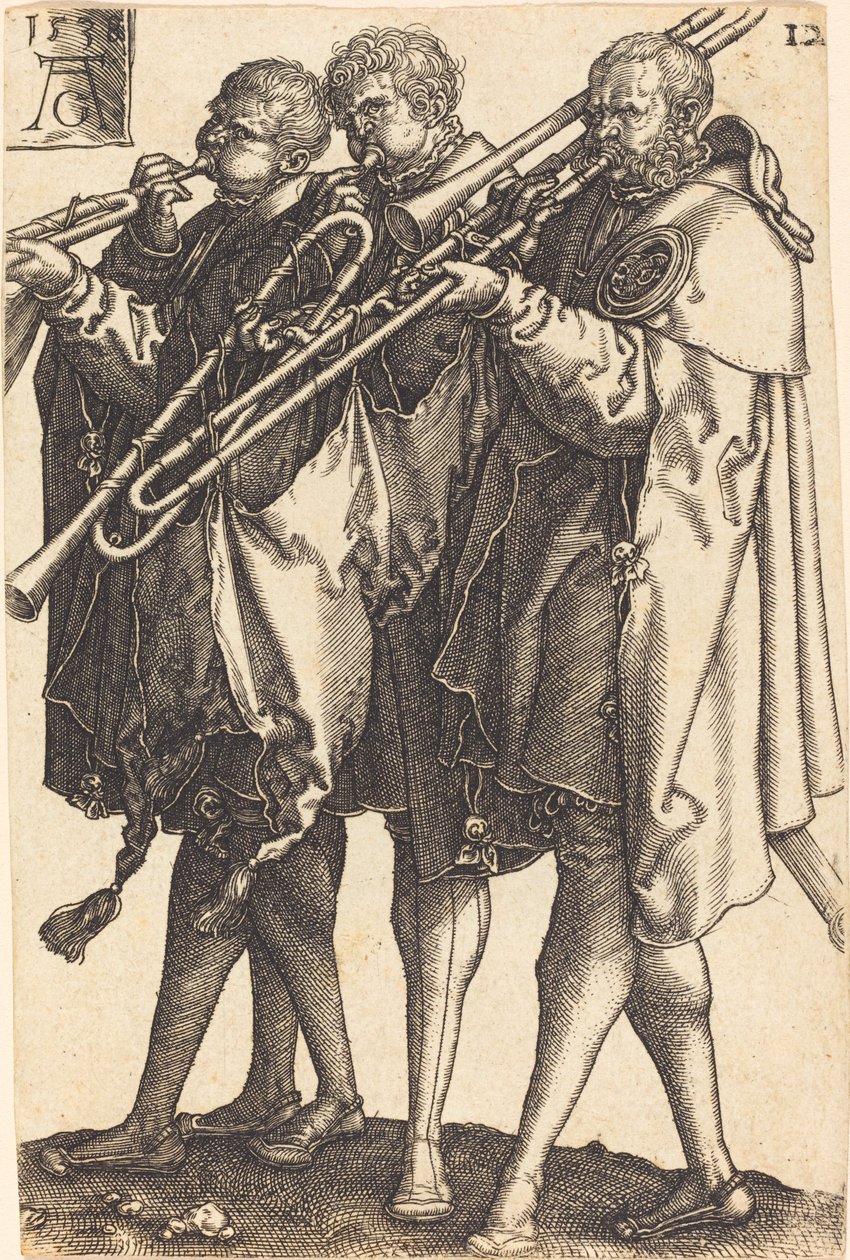 Velké svatební tanečnice od Heinrich Aldegrever