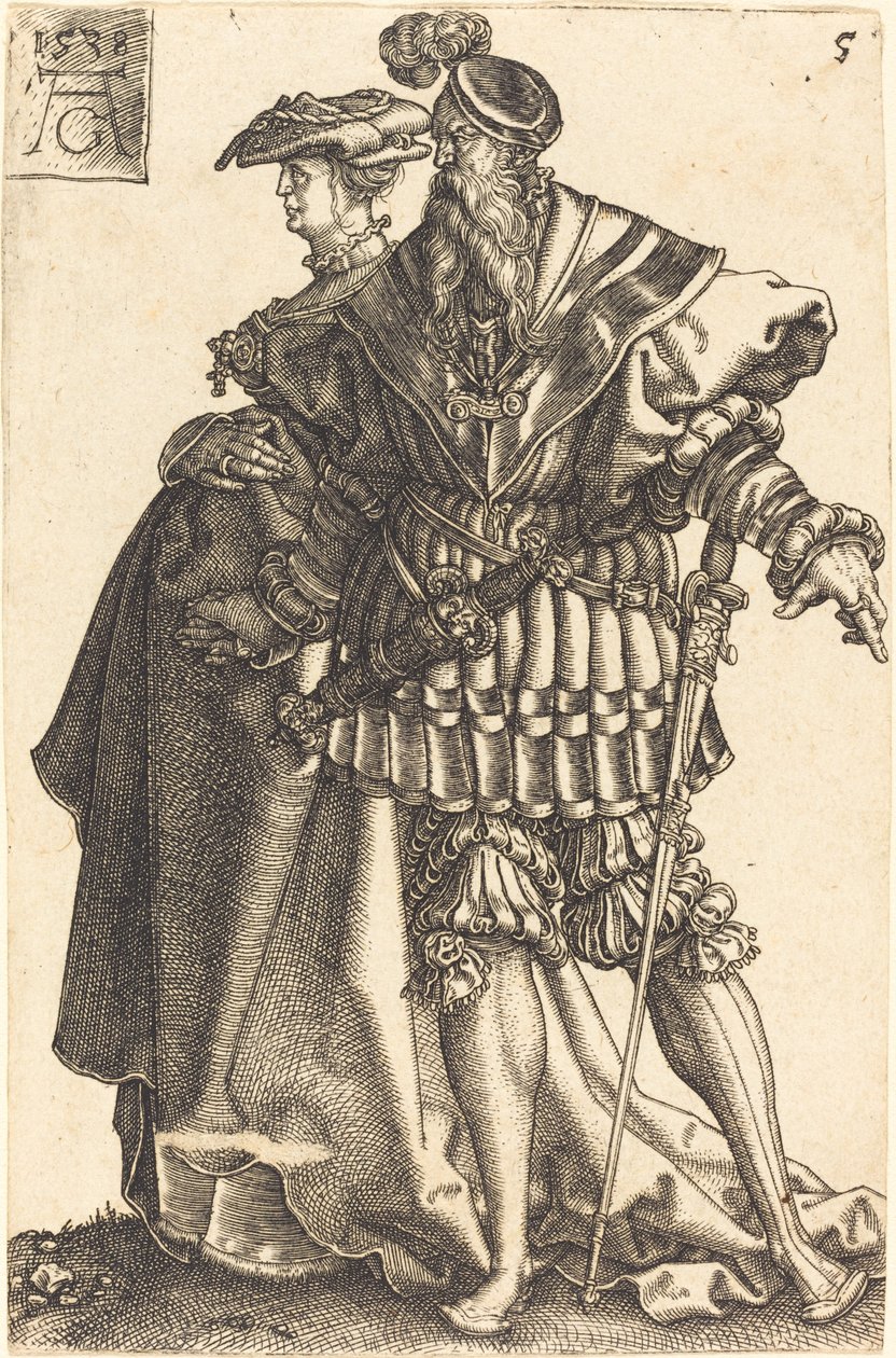 Velké svatební tanečnice od Heinrich Aldegrever