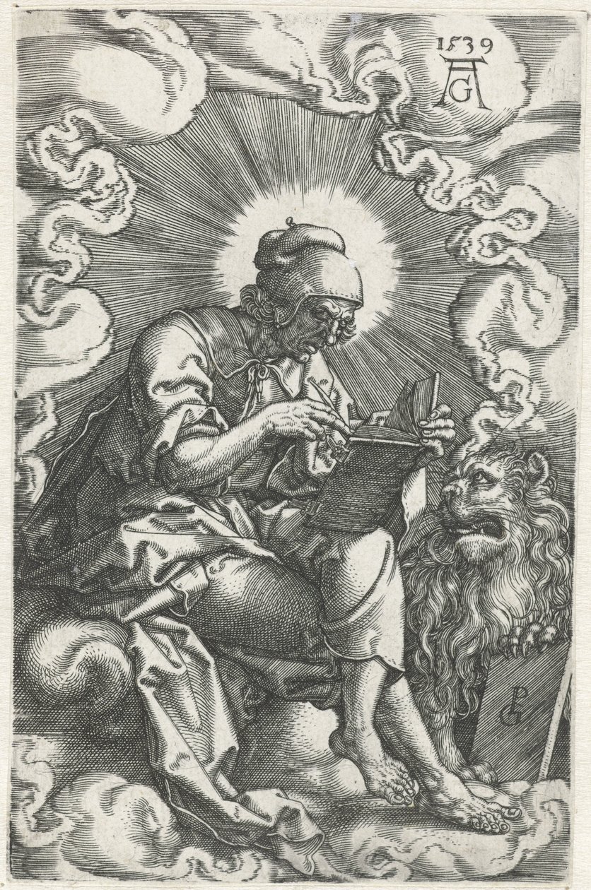 Marcusi Čtyři evangelisté (název série) od Heinrich Aldegrever