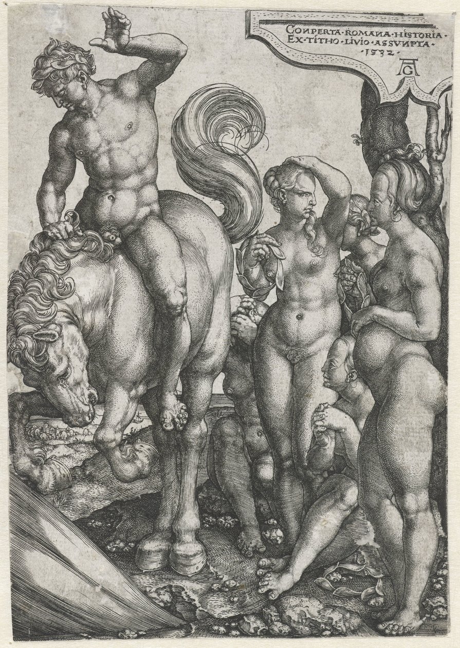 Marcus Curtius od Heinrich Aldegrever