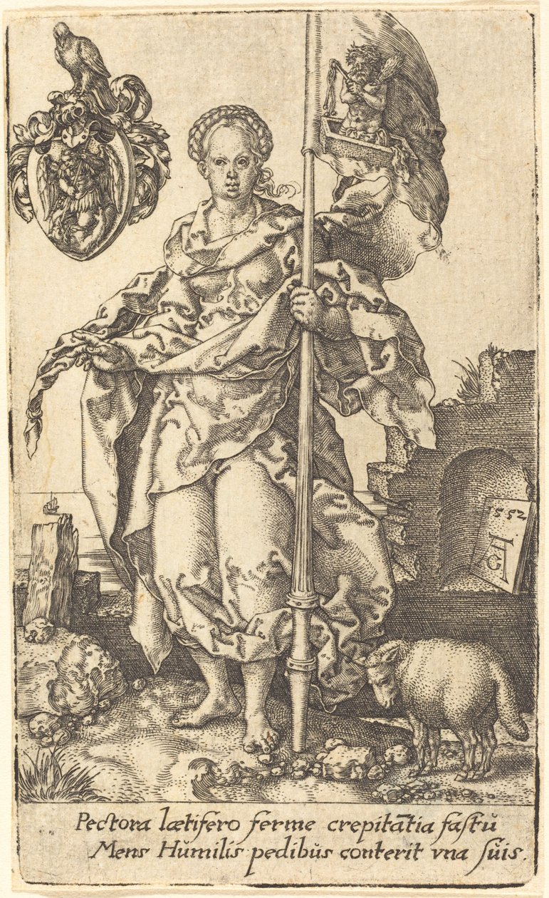 Skromnost, 1552. od Heinrich Aldegrever