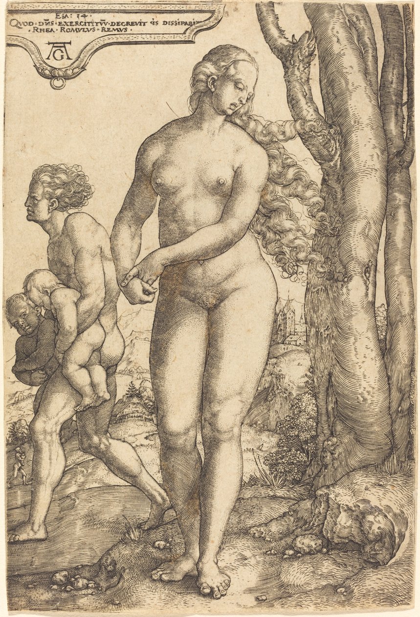 Rhea Silvia od Heinrich Aldegrever