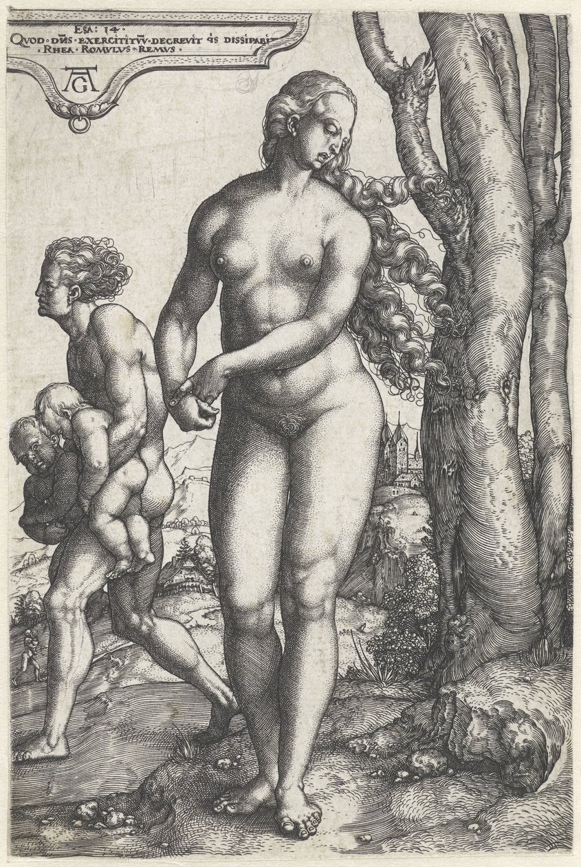 Rhea Silvia od Heinrich Aldegrever