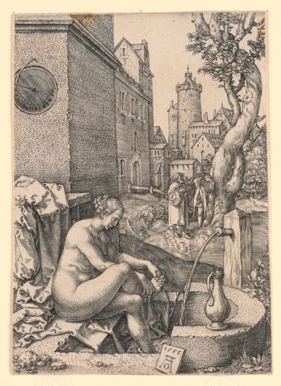 Susanna a starší od Heinrich Aldegrever
