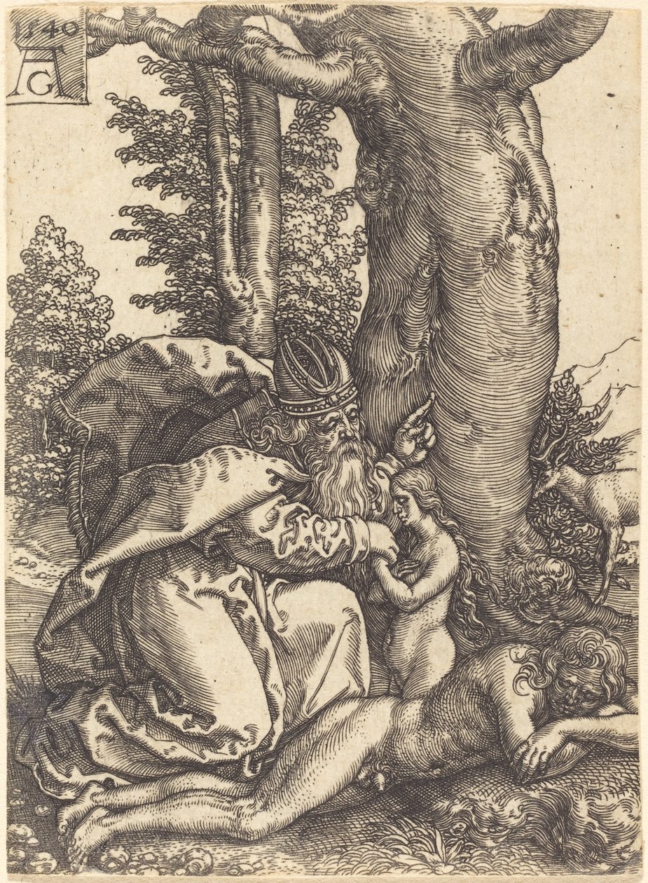 Stvoření Evy od Heinrich Aldegrever