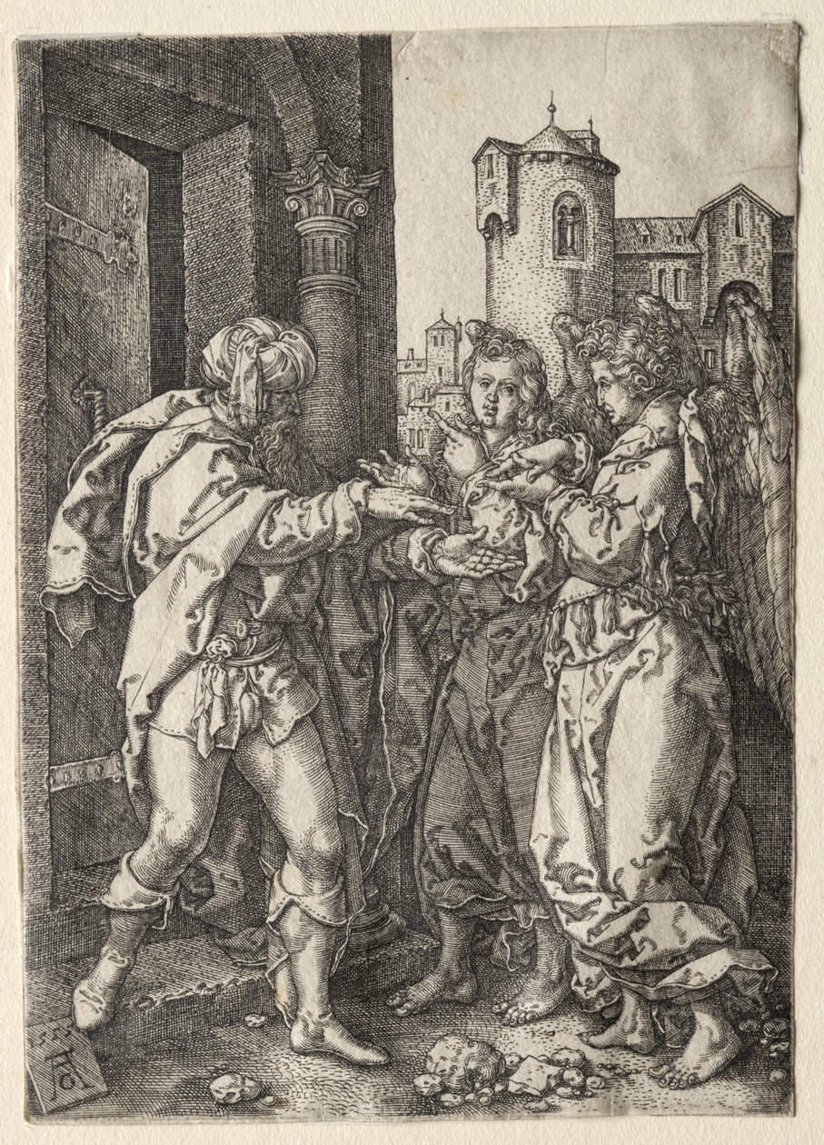 Příběh Lota od Heinrich Aldegrever