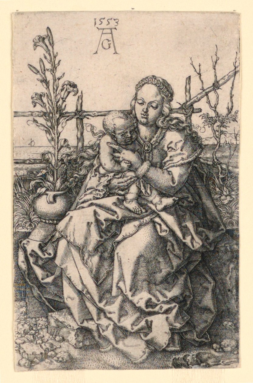 Panna a dítě od Heinrich Aldegrever