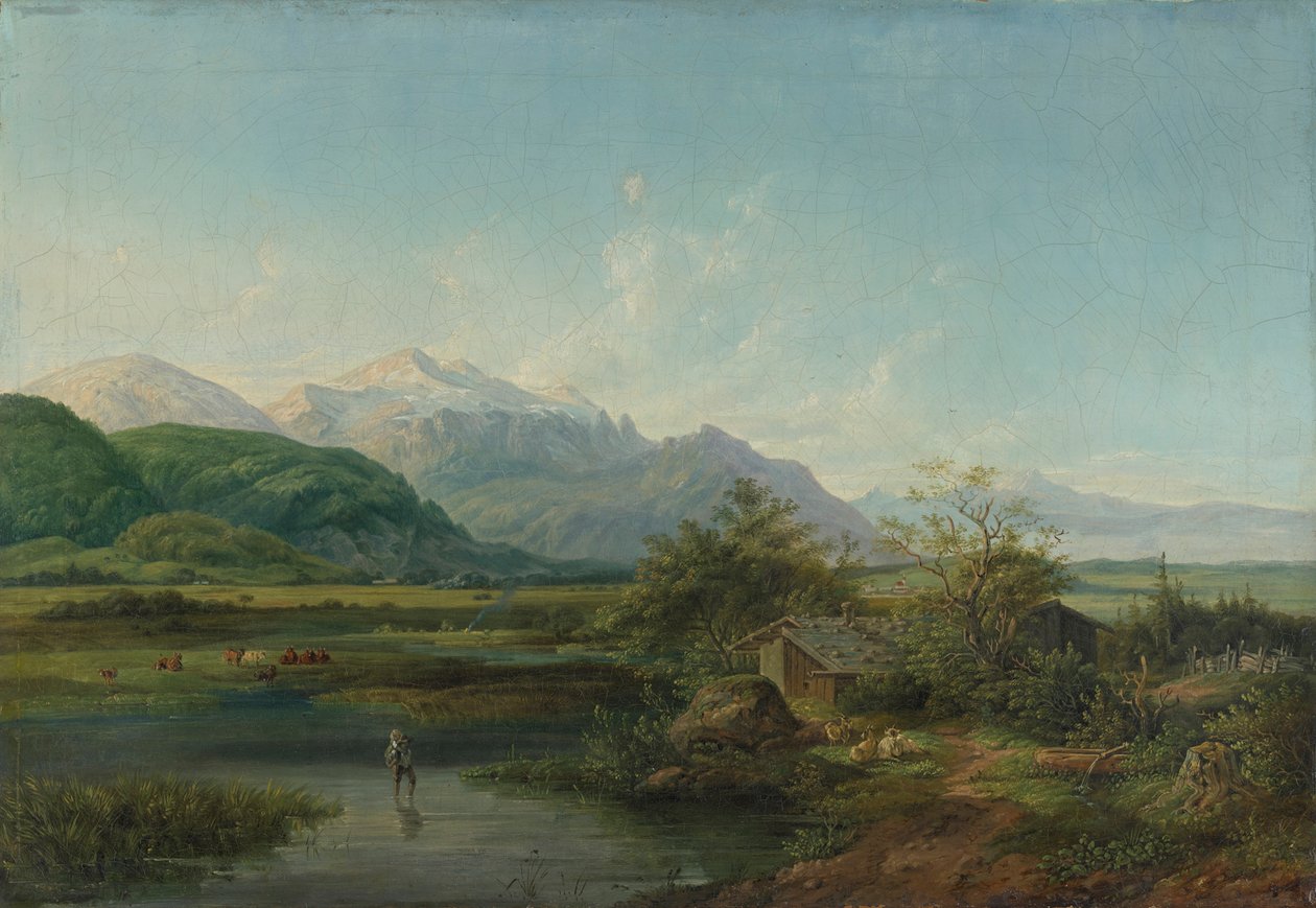 Hornobavorské vřesoviště od Heinrich Burkel