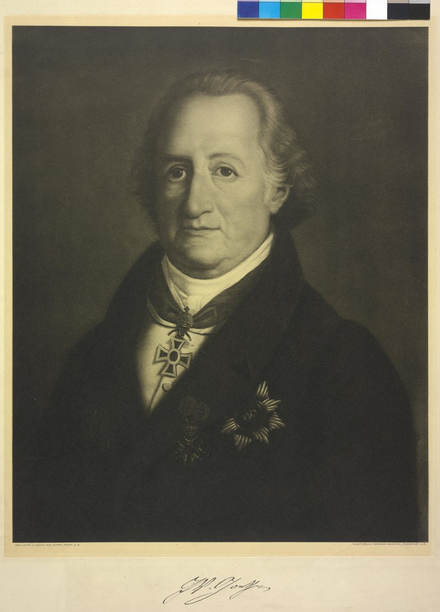 Johann Wolfgang von Goethe od Heinrich Christoph Kolbe