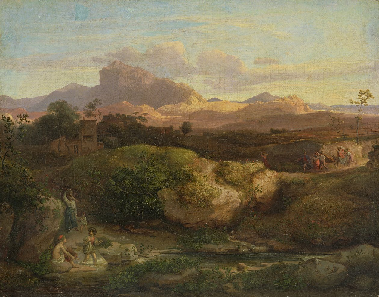 Římská krajina od Heinrich Dreber