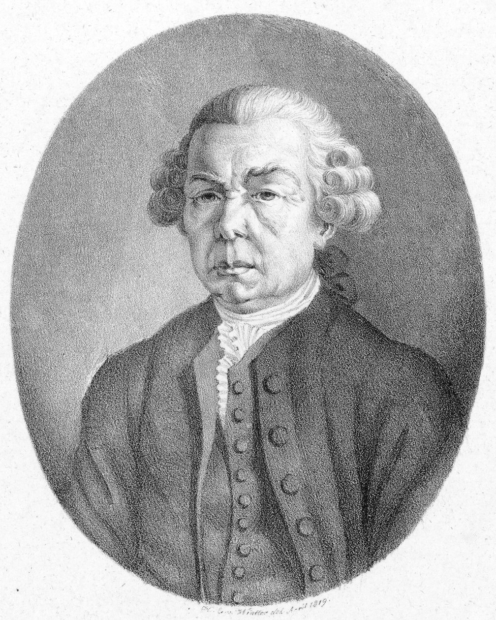 Zobrazená osoba:  Franz Xaver Richter od Heinrich Eduard Winter
