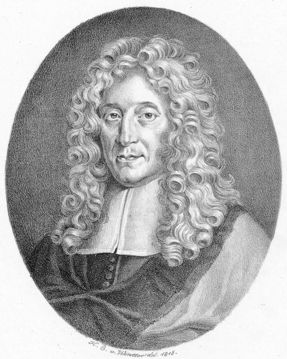 Zobrazená osoba:  Johann Kaspar Kerll od Heinrich Eduard Winter