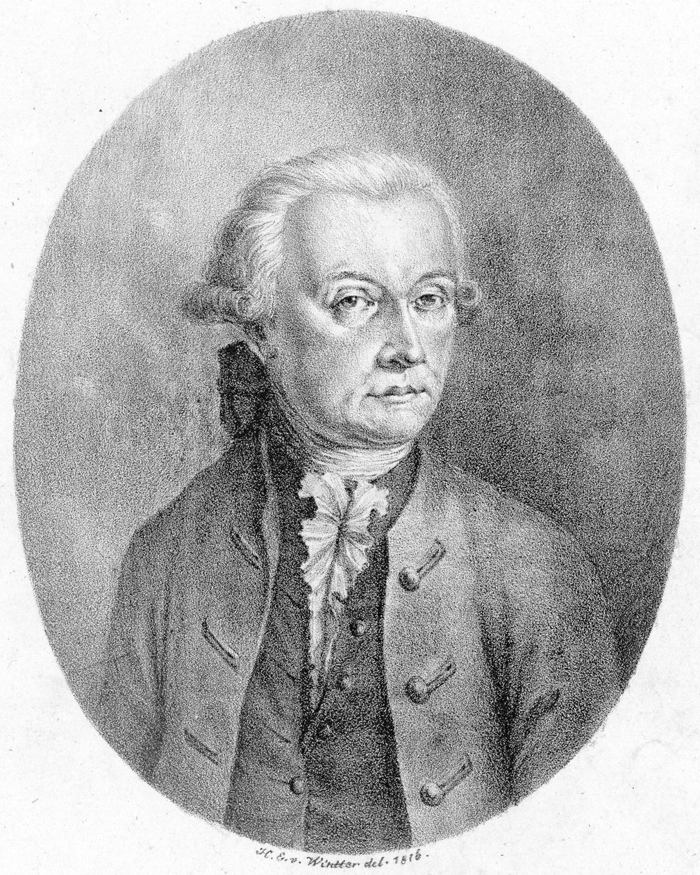 Zobrazená osoba:  Leopold Mozart od Heinrich Eduard Winter