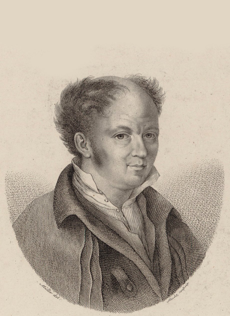 Portrét skladatele Gottfrieda Webera 1779-1839, cca 1820. od Heinrich Franz Schalck