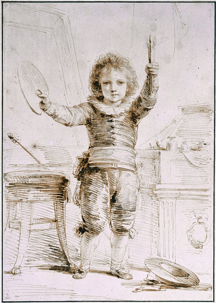 Syn umělce, c. 1793 od Heinrich Friedrich Füger