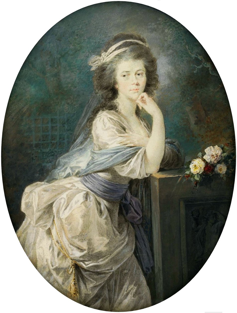 Polština:  Miniatura hrabiny von Clam und Gallas Miniatura hraběnky von Clam und Gallas. od Heinrich Füger