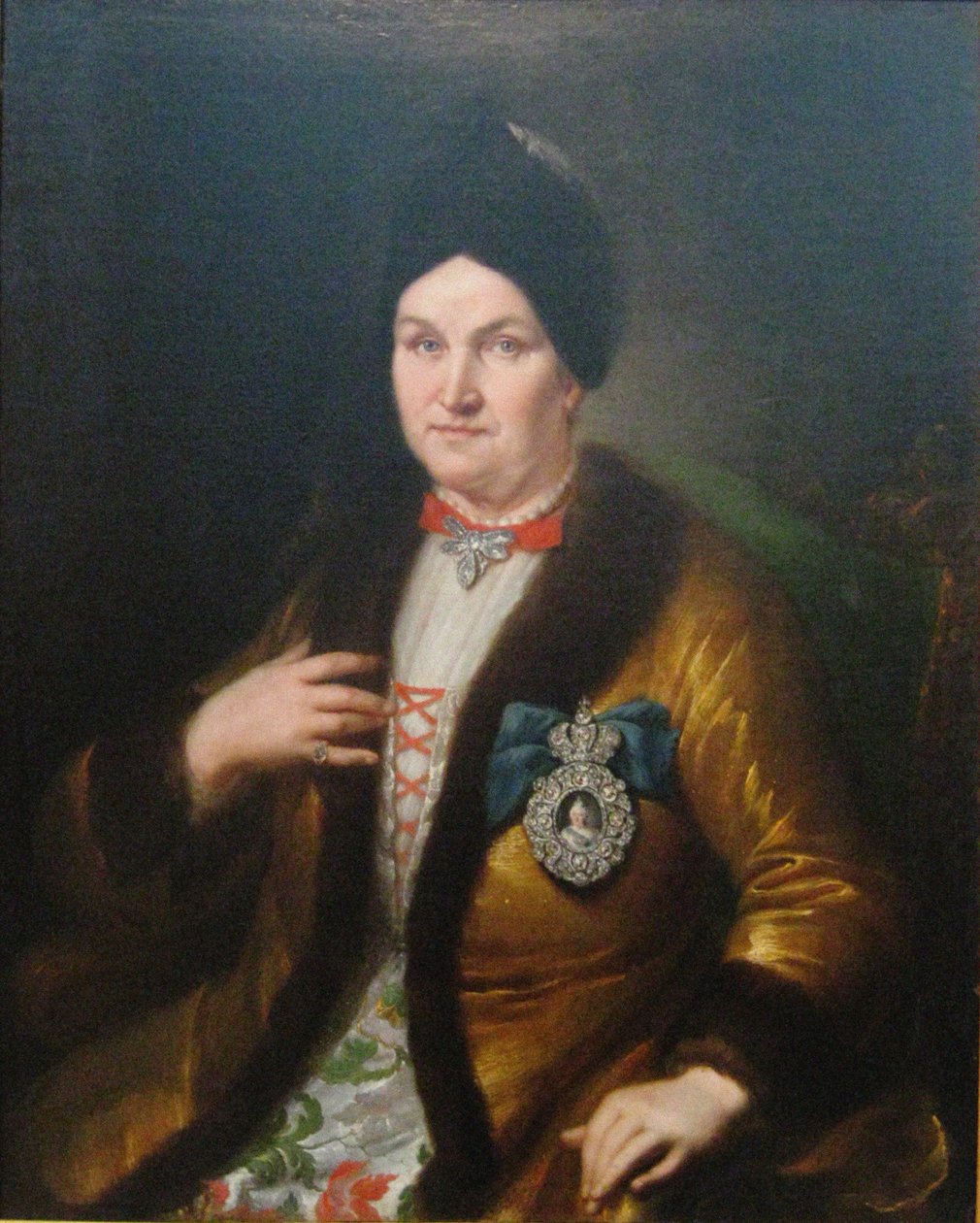 Natalya Demyanovna Razumovskaya, 1746 od Heinrich Gottlieb Häuser