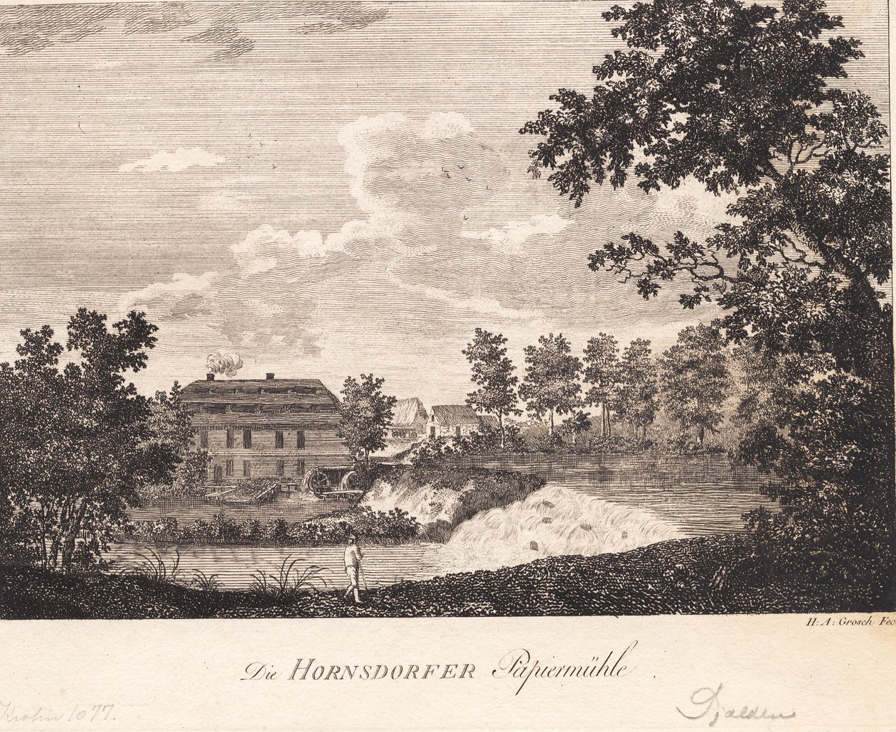 Hornsdorfská papírna od Heinrich Grosch