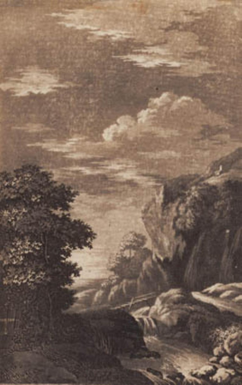 Horská krajina od Heinrich Grosch