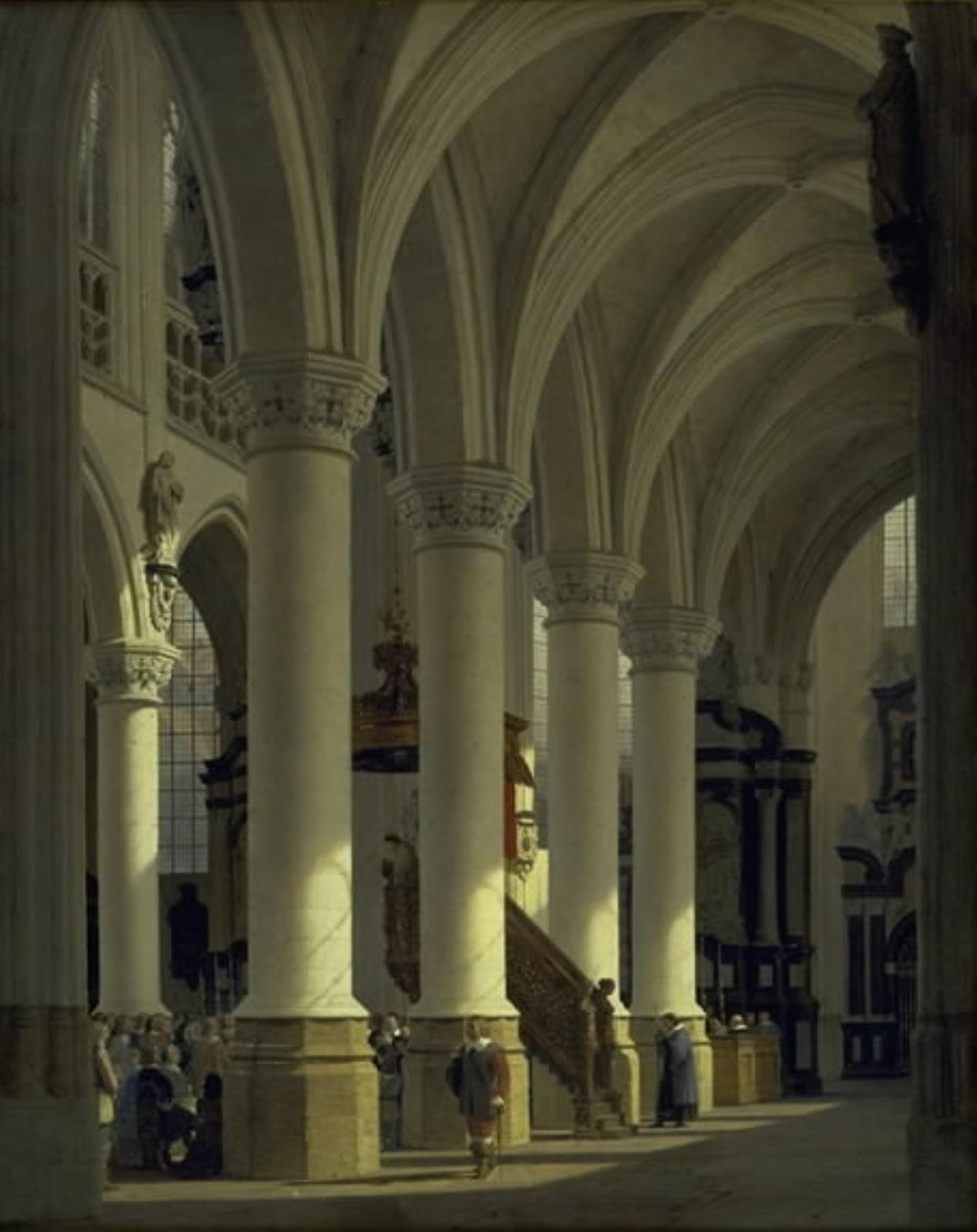 Kostel v St. Šablona v Bruselu od Heinrich Hansen