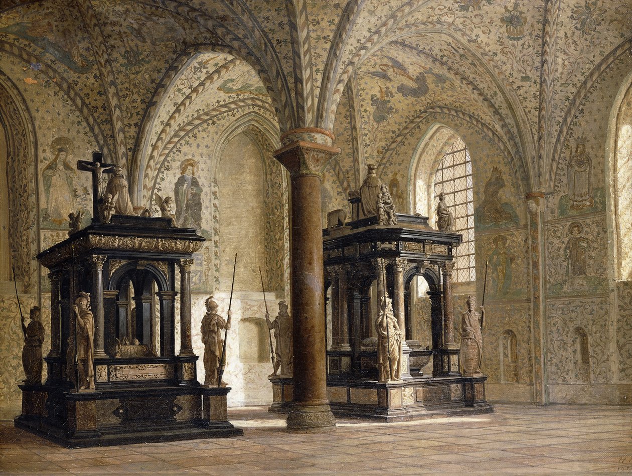Katedrála Roskilde, Dánsko, 1874 od Heinrich Hansen