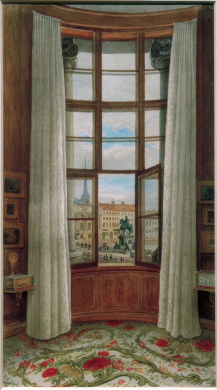 Pohled z berlínského městského paláce od Heinrich Hintze