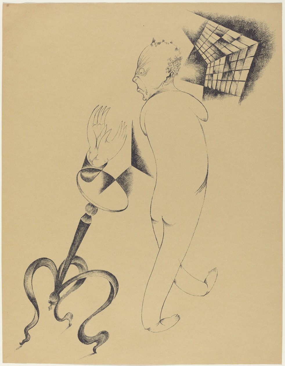 Halucinace (halucinace) od Heinrich Hoerle