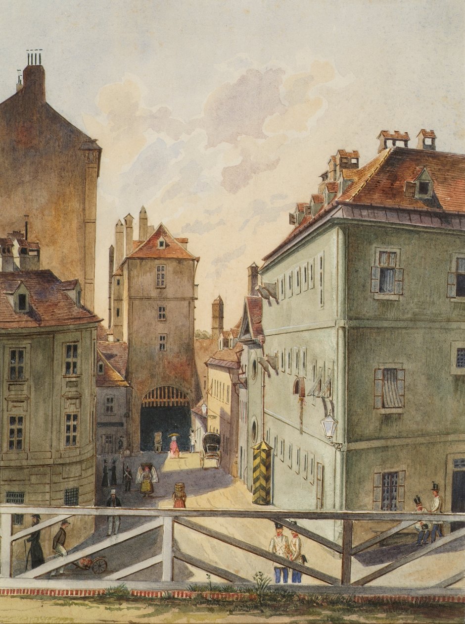 Neutor se Stockhausem ve Vídni od Heinrich Lang