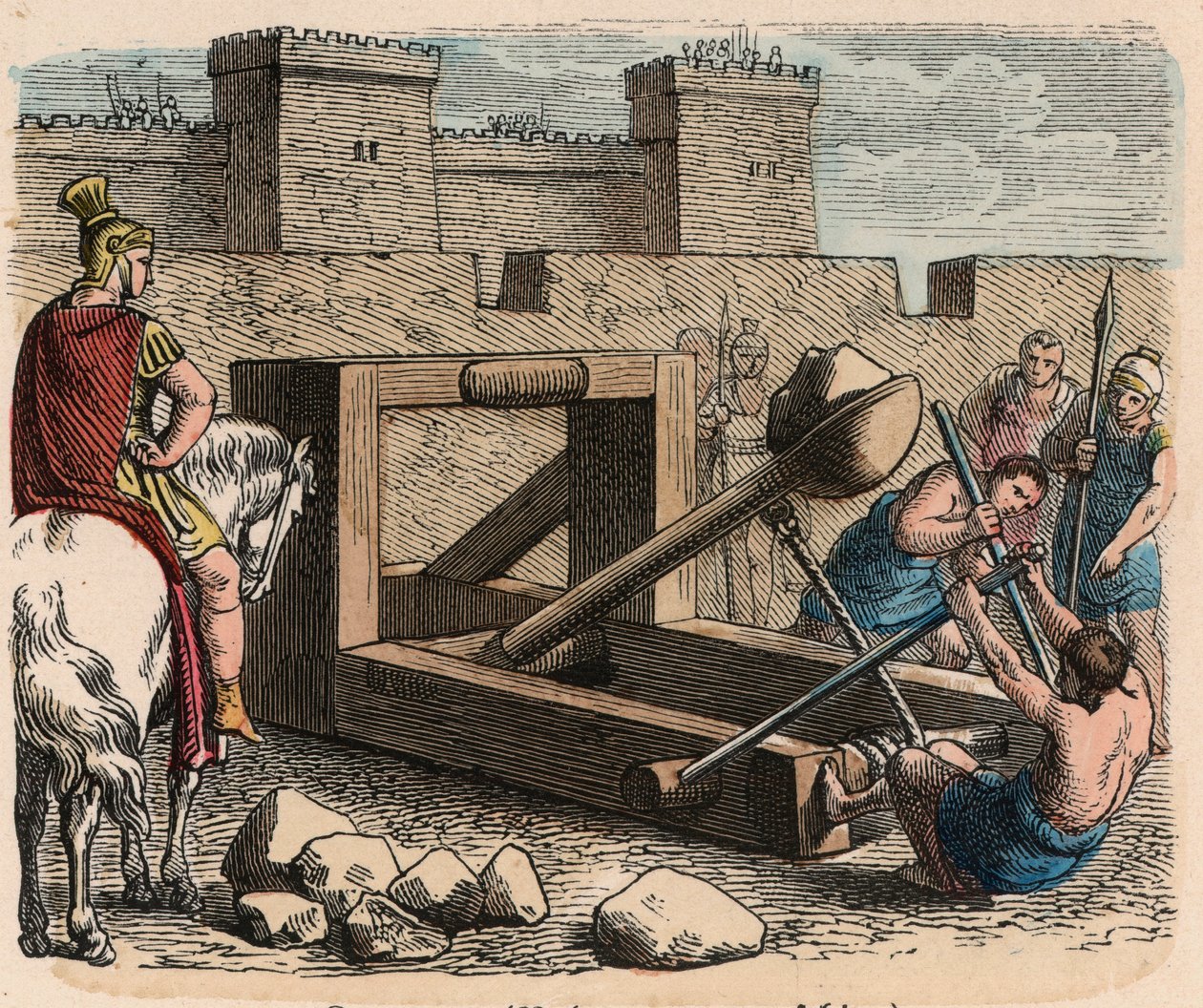 Starověký Řím: Zbraně, Katapult od Heinrich Leutemann