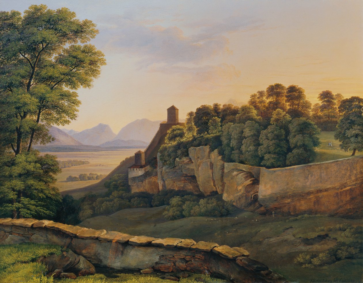 Mönchsberg u Salzburgu od Heinrich Reinhold