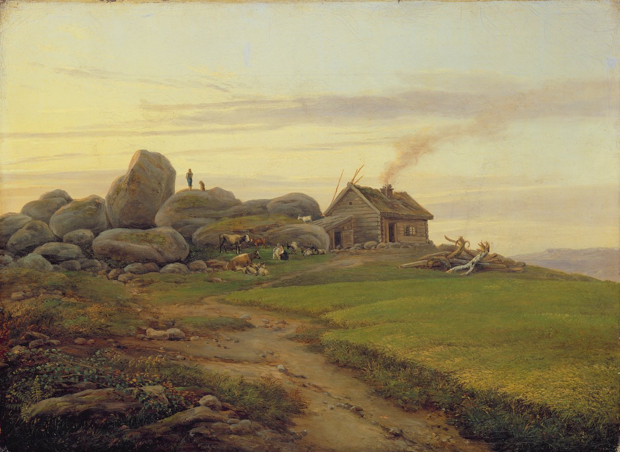 Vrchol kopce, 1827 od Heinrich Stuhlmann