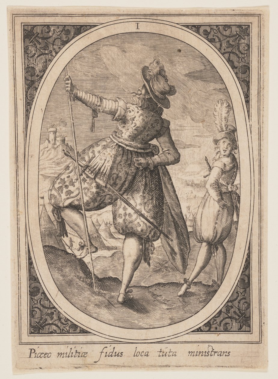 Deska 1 z knihy Vojenské postavy od Heinrich Ulrich