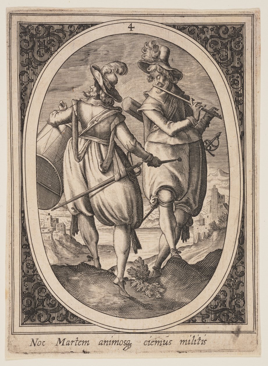 Deska 4 z knihy Vojenské postavy od Heinrich Ulrich