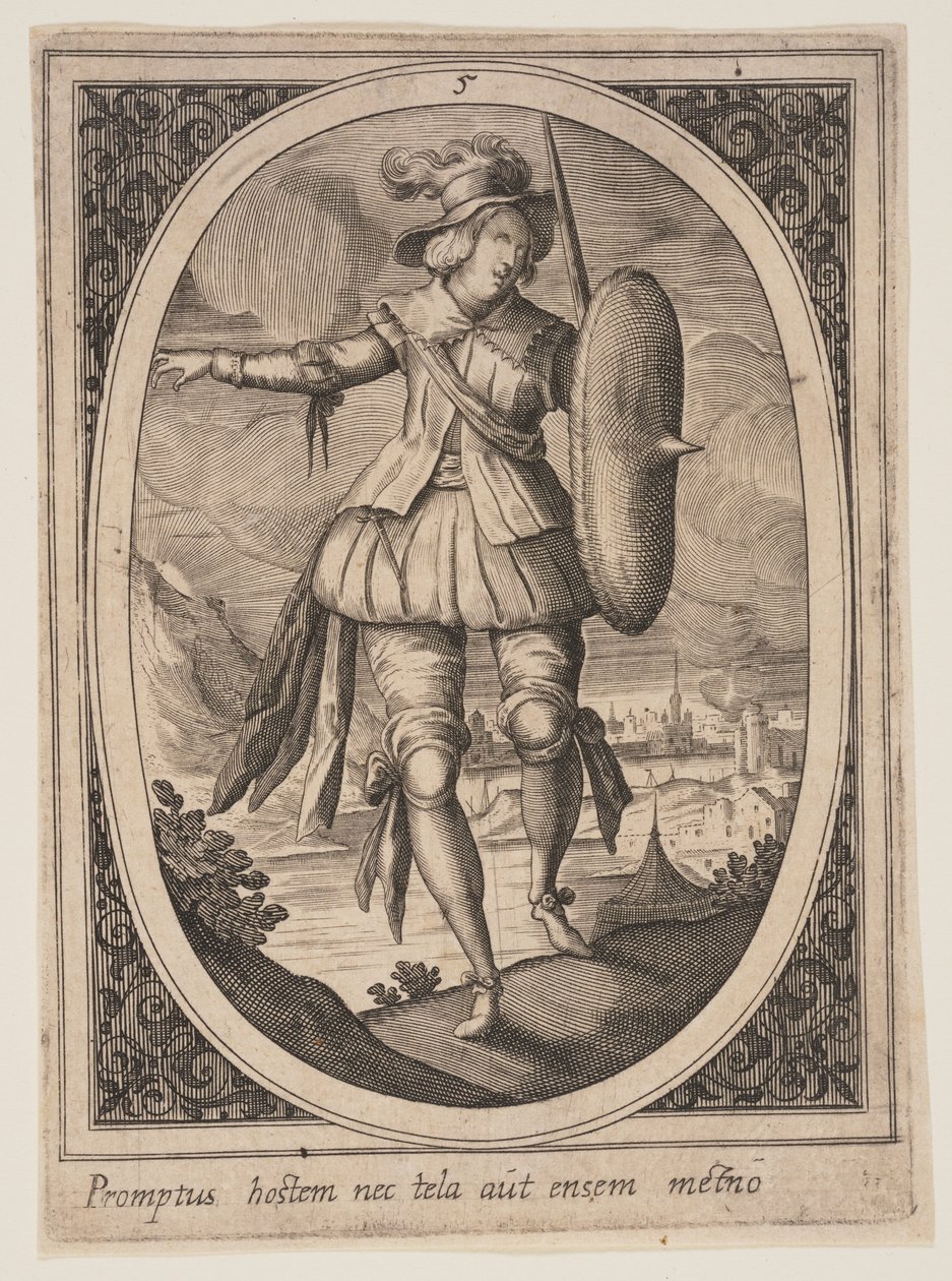 Deska 5 z knihy Vojenské postavy od Heinrich Ulrich