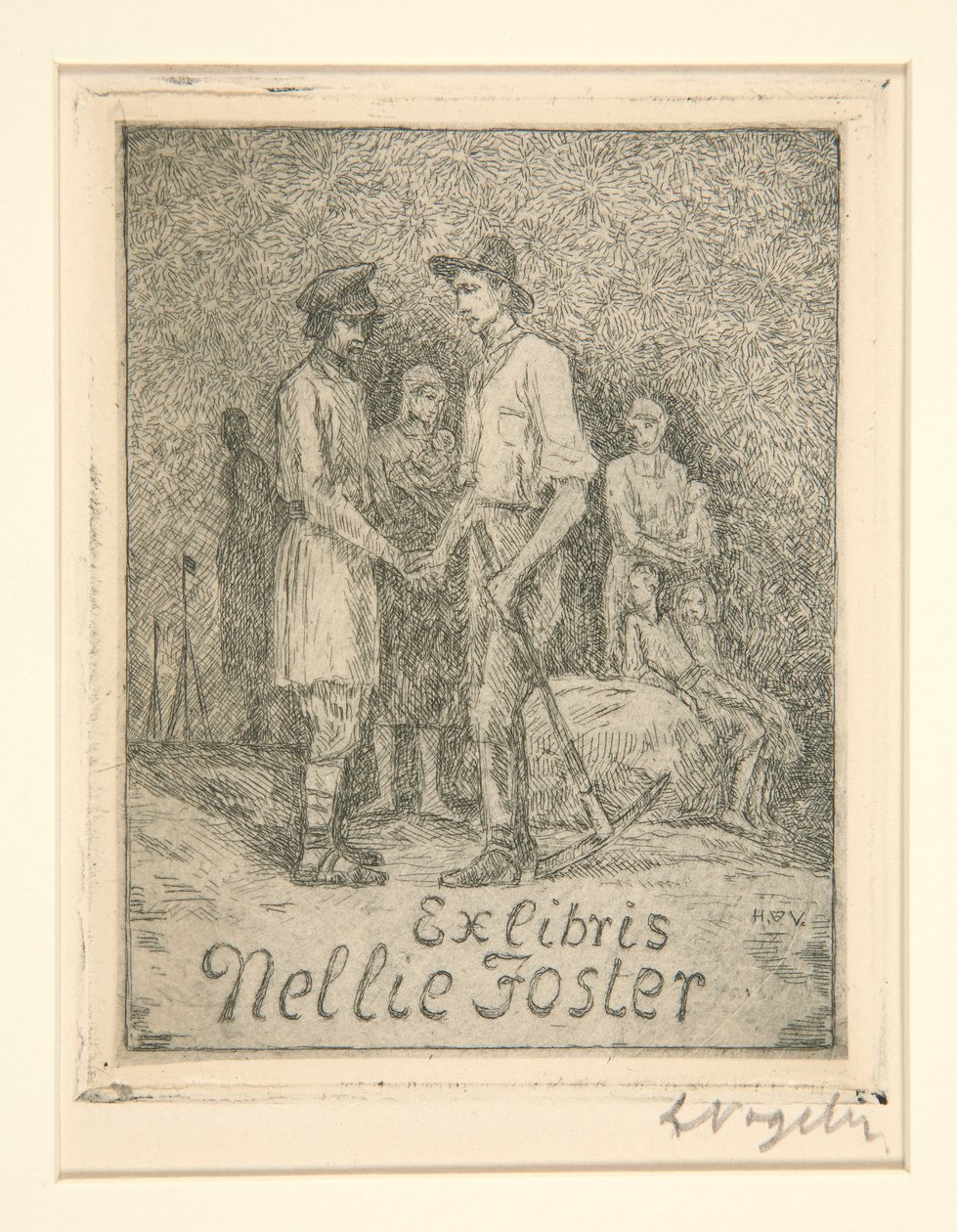 Knihovní desky od Heinrich Vogeler