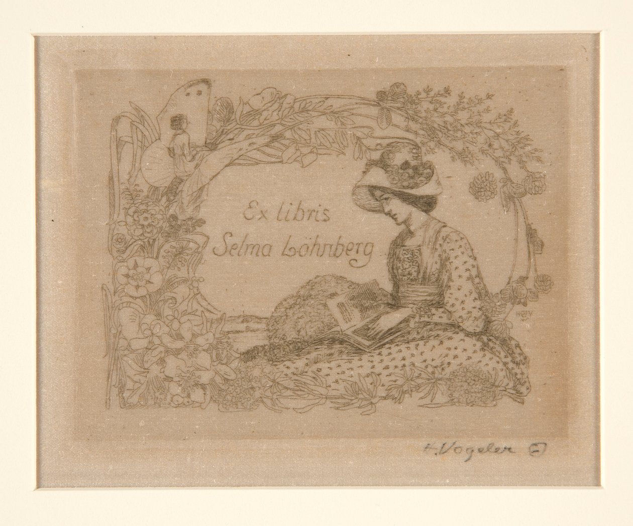 Knihovní desky od Heinrich Vogeler