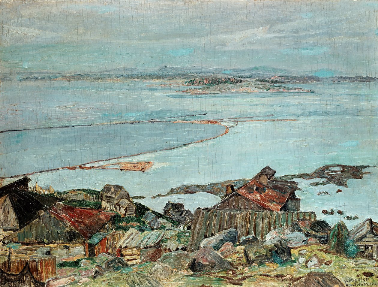 Kandalaksha, 1925. od Heinrich Vogeler
