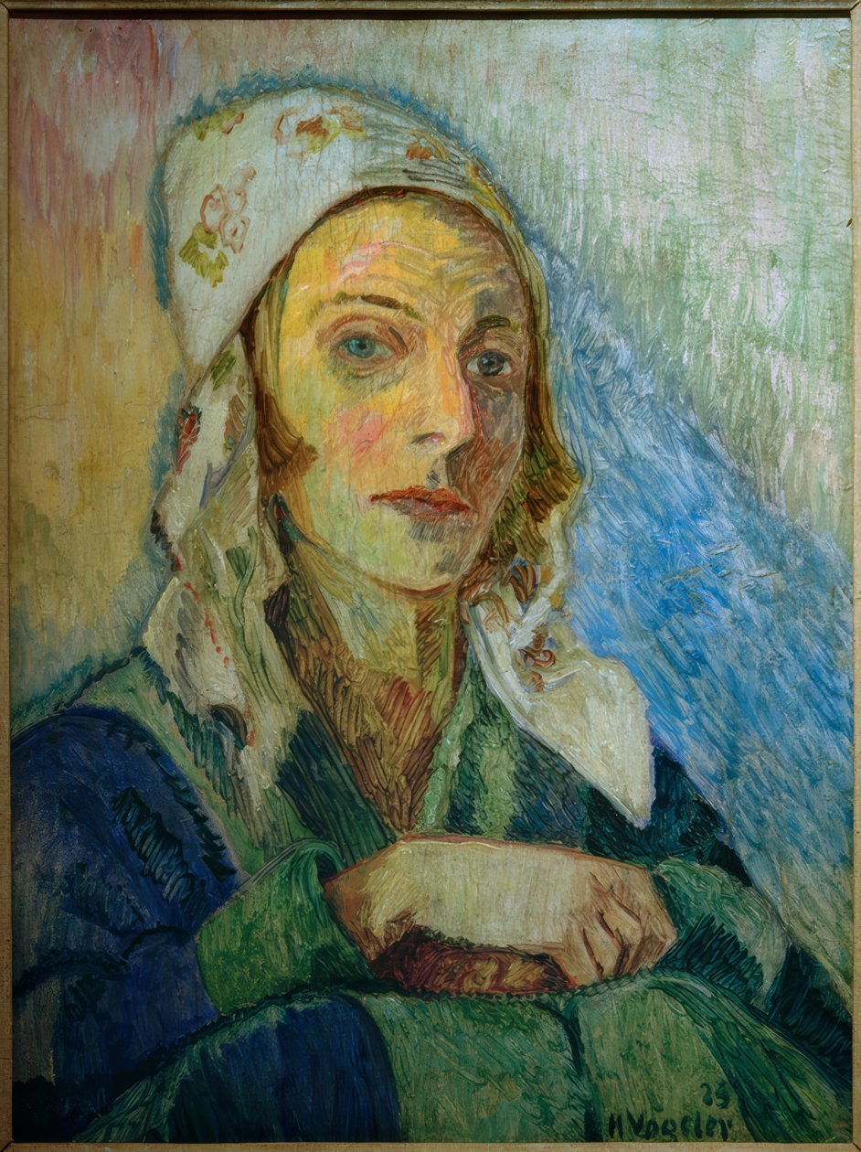 Portrét Sonji Marchlewské od Heinrich Vogeler