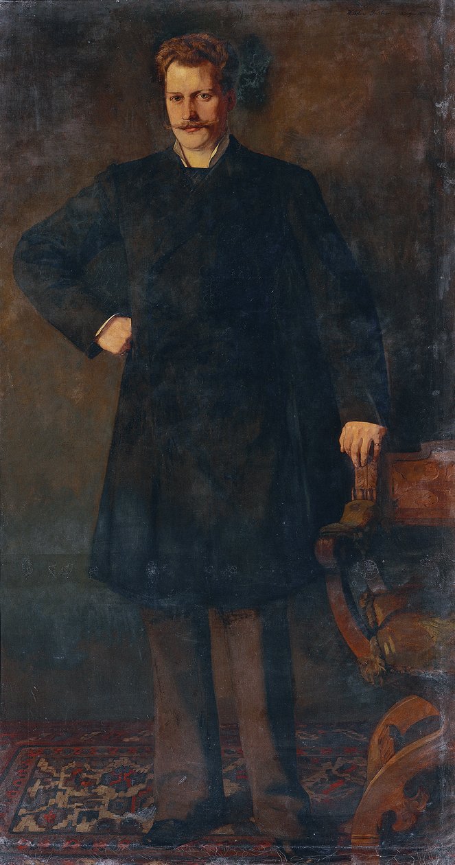 Portrét operního pěvce Theodora Reichmanna 1849-1903, 1879. od Heinrich Wilhelm Trübner