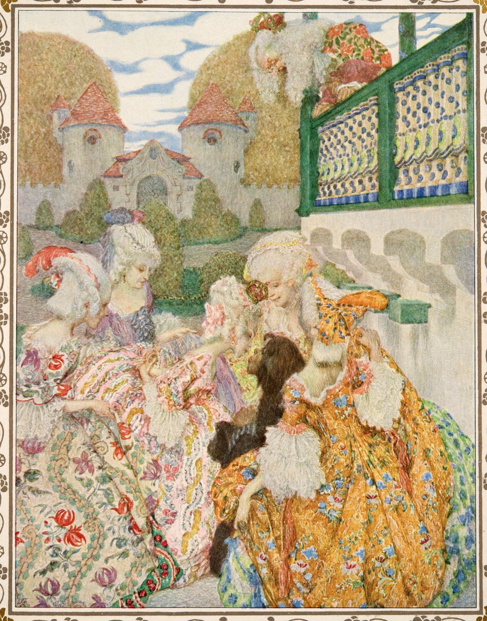 Pastýř z pohádek Hanse Christiana Andersena, hospoda. 1911 od Heinrich and Urban Lefler