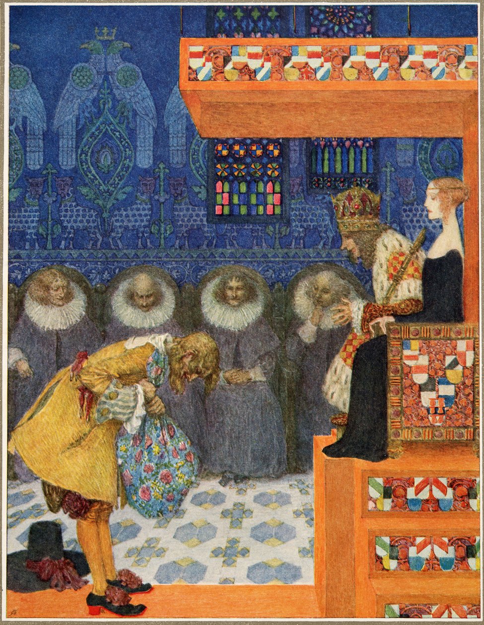 Cestující společník z pohádek Hanse Christiana Andersena, hospoda. 1911 od Heinrich and Urban Lefler