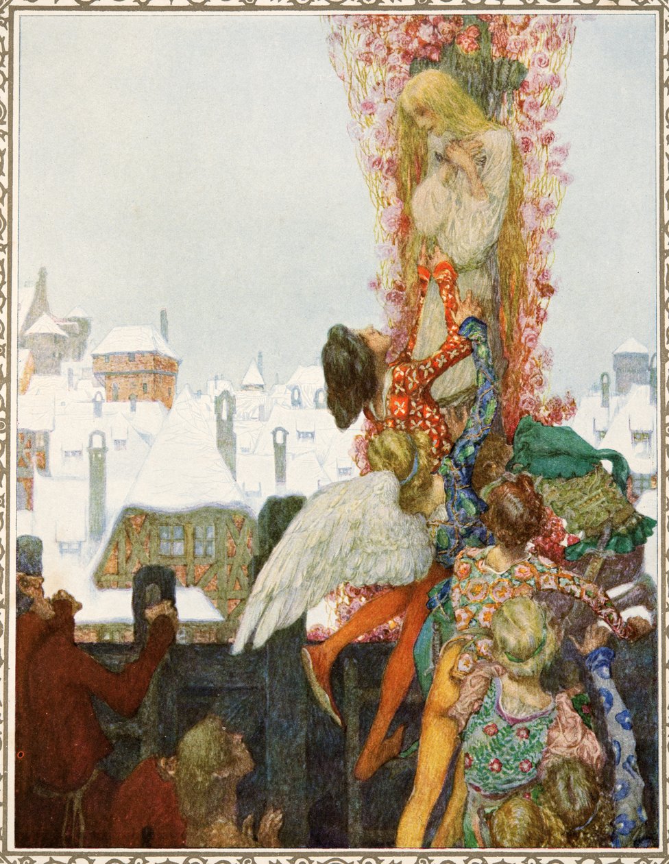 Divoké labutě z pohádek Hanse Christiana Andersena, hospoda. 1911 od Heinrich and Urban Lefler