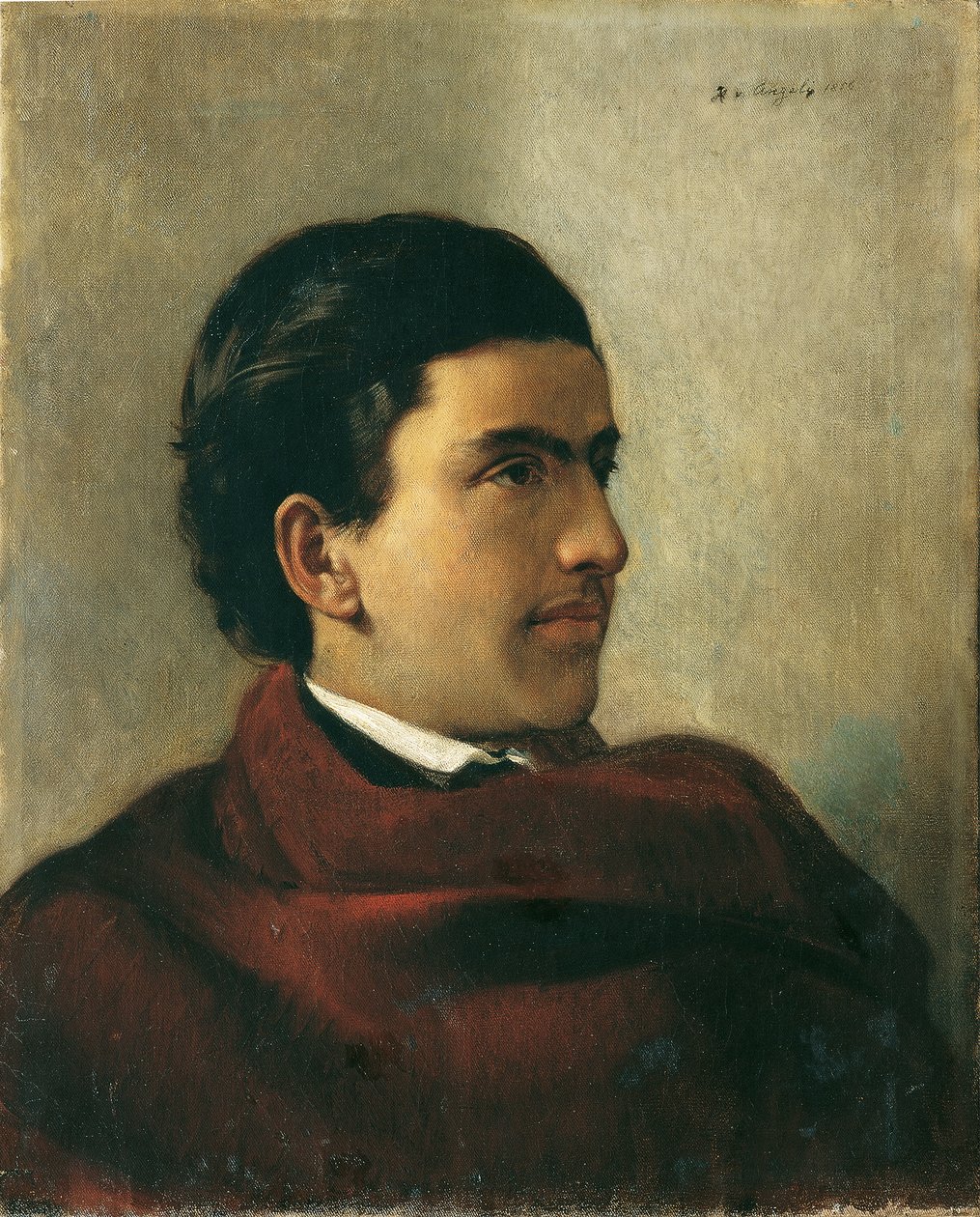 Rakouský důstojník Otto Pohl od Heinrich von Angeli