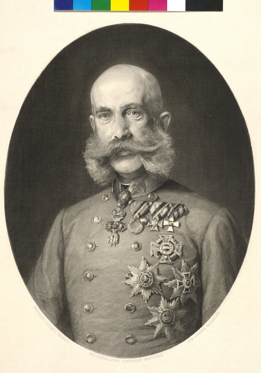 Rakouský císař František Josef I. od Heinrich von Angeli