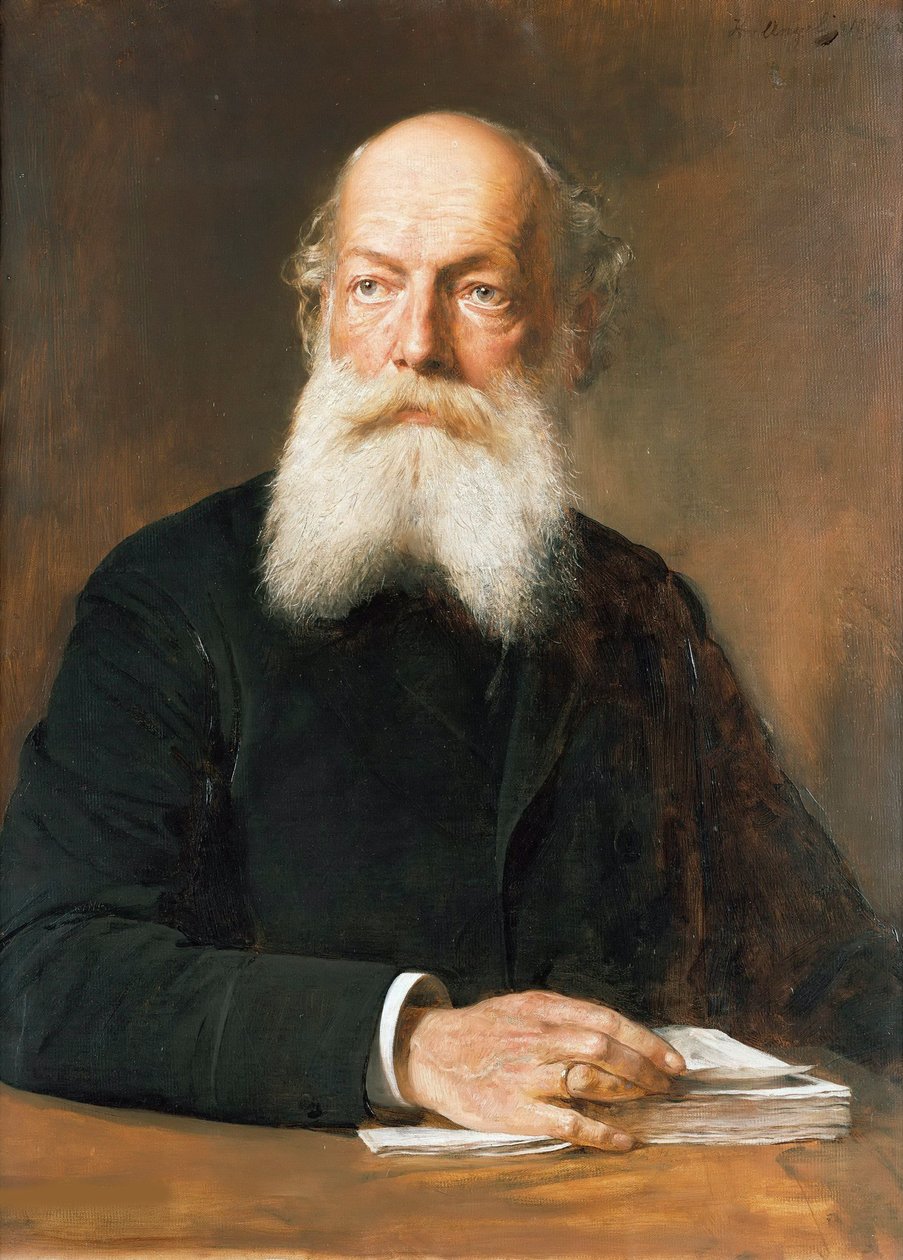 Portrét Friedricha Augusta Kekulého von Stradonitz, 1829-1896, 1890. od Heinrich von Angeli