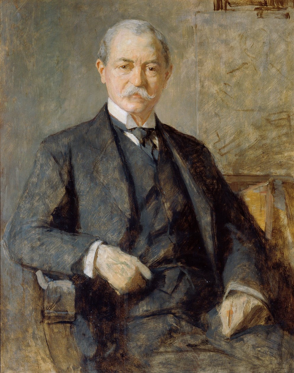autoportrét od Heinrich von Angeli
