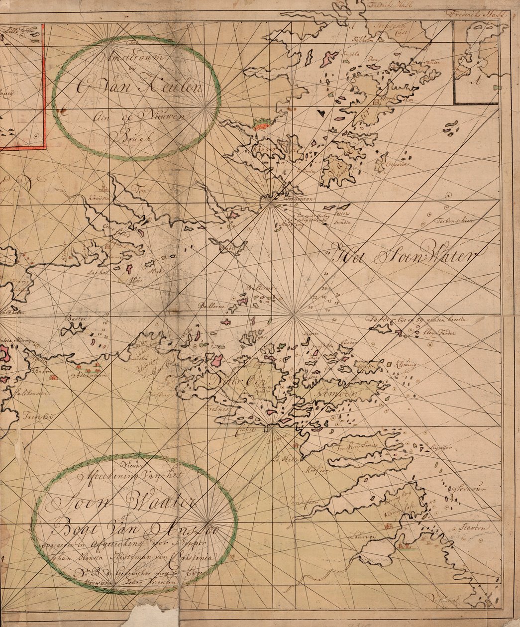 Afteckning af the Waterbogt of Anslo, by J.H. Heytenaun z Christianie od Heitman