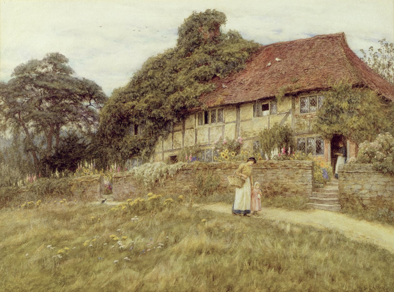 Ve Stedhamu poblíž Midhurstu od Helen Allingham